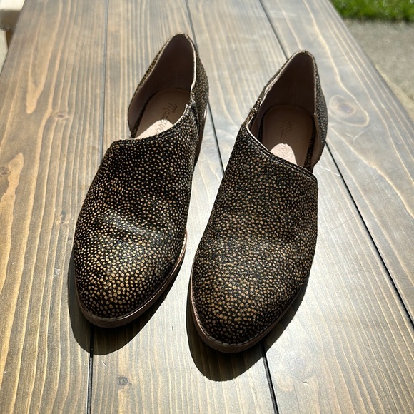 Madewell animal print booties. Size 7.5. Excellent used condition. - Picture 1 of 3